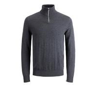 Jack & Jones Emil Half Zip Sweater Grey XL Men