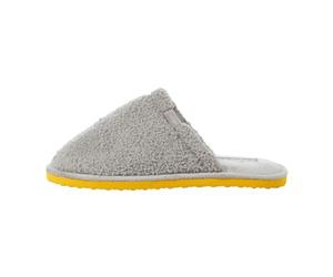 JACK & JONES Harry Fluff Slipper Frost Grey - Slip on design, branding