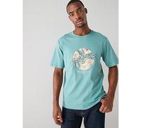 Jack & Jones Honolulu Graphic T-Shirt, Mineral Blue, Size 2Xl, Men Mineral Blue