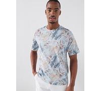 Jack & Jones Honolulu Printed T-Shirt, Celestial Blue, Size S, Men Celestial Blue
