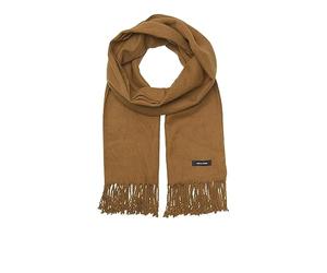 JACK & JONES J&J Knit Scarf Wide Winter Neck Wrap Fashion Cozy Soft Solid Color Essential Traditional Warm Unisex JACSOLID, Colours:Brown-2, Größe Accessoires:One Size