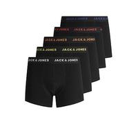 Jack & Jones Jacblack Friday 5 Pack Trunks, Multi, Size 2Xl, Men Print
