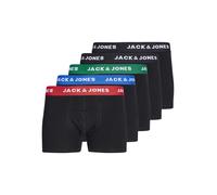 JACK & JONES Boys Jachuey Trunks 5 Pack Noos Jnr Boxer Shorts, Black - Red - Blue - Green, 176 UK