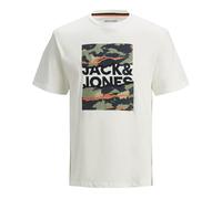 Jack & Jones JACK&JONES Mens casual cotton t-shirt crew neck short sleeves - White - Size X-Small