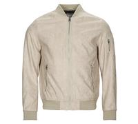 Jack & Jones Jacket JJEROCKY FAUX SUEDE BOMBER in Beige EU M
