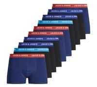 JACK&JONES JACLEE TRUNKS 10-Pack Boxer Shorts Black/Blue Sizes S-2XL