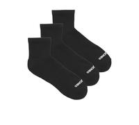 JACK & JONES Men's Jacluca Short Tennis Socks 3 Pack Noos, Black, One Size (Pack of 3)