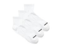 JACK & JONES Men's Jacluca Short Tennis Socks 3 Pack Noos, White, One Size (Pack of 3)
