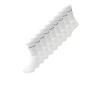 JACK AND JONES Mens Regen Nine Pack Crew Socks White OS