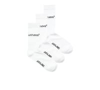 JACK & JONES Jacsoho Tennis Socks Pack of 3 Noos, White, One Size