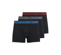 Jack & Jones Junior Boys Trunks Jacwaistband Noos Jr Pack of 3 Gray Size 140 UK