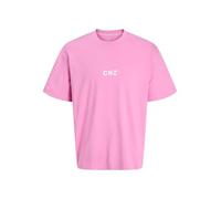 JACK & JONES Jcocnz Berlin Graphic T-Shirt Ln, Fuchsia Pink, XS