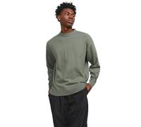 JACK & JONES JCOCOLLECTIVE Knit Crew Neck, Agave Green, S