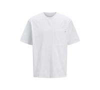 JACK & JONES Jcoconcrete Pocket Tee SS Crew Neck, Bright White, S