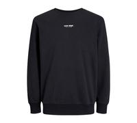 JACK & JONES JCOEDITION Sweat Crew Neck GC, Black/detail: mushroom print, M