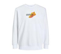 JACK & JONES JCOEDITION Sweat Crew Neck GC, White, L