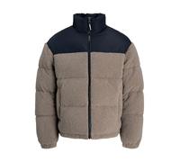 JACK & JONES Jcoflare Teddy Puffer Jacket, Desert Taupe, L