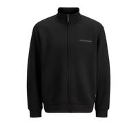 JACK & JONES Jcofusion Scuba Sweat Zip High Neck Noos, black, L