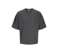 JACK & JONES Jcointerlude Fabric Tee SS Crew Neck, Asphalt, M