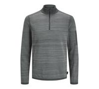 JACK & JONES Men's Jcomace Knit Half Zip SMU Jumper, Urban Chic/Detail: Melange, M