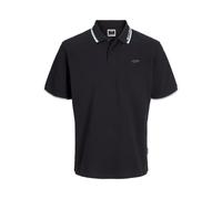 JACK & JONES Jcopacer Jacquard Polo SS, Black, L
