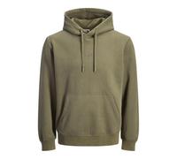 JACK & JONES Jcopoint Sweat Badge Hood Bf Pls - Plus Size, Grape Leaf, 4XL