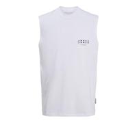 JACK & JONES Jcorecharge Front Branding Tank Top, Bright White, L
