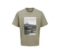 JACK & JONES Jcounion Photo Print Tee SS Crew Neck, Shadow, S