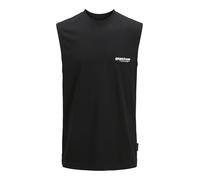 JACK & JONES Jcounion Print Tank Top Sn, Black, S