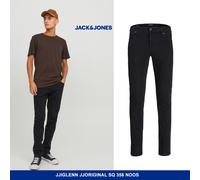 Jack & Jones Jeans Glenn Original Slim Fit & Low Rise Denim Pant for Men, Black