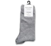 JACK & JONES JJJENS Men's Socks Pack of 6 - Grey - One Size