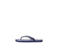 Men's Jack & Jones LOGO PALM PRINT Mens Flip-Flops Medieval Blue