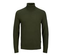 JACK & JONES JJ Eemil Men's Knitted Turtleneck Jumper, Kombu Green, XXL