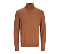 JACK & JONES JJ Eemil Men's Knitted Turtleneck Jumper, Mocha Bisque, M