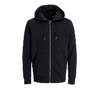 Jack & Jones JJ032 Day Zip Hood Black S Colour: Black, Size: S S