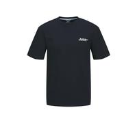 JACK & JONES Jjbeau Tee SS Front Print Crew Neck, Sky Captain, M