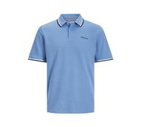 JACK & JONES JJCAMPA Polo SS, Pacific Coast/Print: Small, S