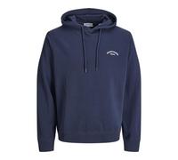 JACK & JONES Jjcollege Logo Sweat Hood, Blazer navy, L