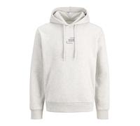 JACK & JONES Jjcorp Graphic Sweat Hood Noos, White melange, M