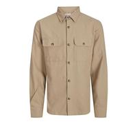 JACK & JONES Men's Jjdarren Flannel Overshirt Ls Casual Shirt, Crockery, M