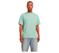 Men's Jack & Jones Mens Bradley O-Neck Short Sleeve T-Shirt - Green - Size: 42/Regular