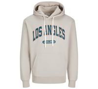 JACK&JONES JJEBRADLEY Varsity Sweat Hood Style, moonbeam, M