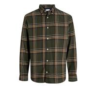 JACK & JONES Jjeclassic Flannel Check Shirt LS Sn Pls - Plus Size, Rosin, 5XL