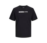 JACK & JONES Men's Jjecorp Logo Tee Play Ss O-n Noos Pls T-Shirt, Black/Print:Play 5, 5XL