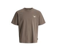JACK & JONES Jjedover Graphic Tee SS Crew Neck Sn, Falcon, XL