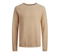 JACK & JONES Jjehill Knit Crew Neck Noos, Apricot ice/detail: twist, L