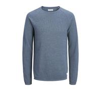 JACK & JONES Jjehill Knit Crew Neck Noos, Blue Mirage, M