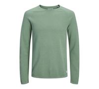 JACK & JONES Jjehill Knit Crew Neck Noos, Granite Green, L