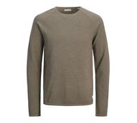 JACK & JONES Jjehill Knit Crew Neck Noos, Vetiver, L