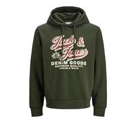 JACK & JONES Jjelogo Sweat Hood 2 Col 25/26 Noos Pls - Plus Size